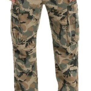 Levi's Camo Cargo Pants Green Military Tactical Army Hunting Mens 34x30 actual